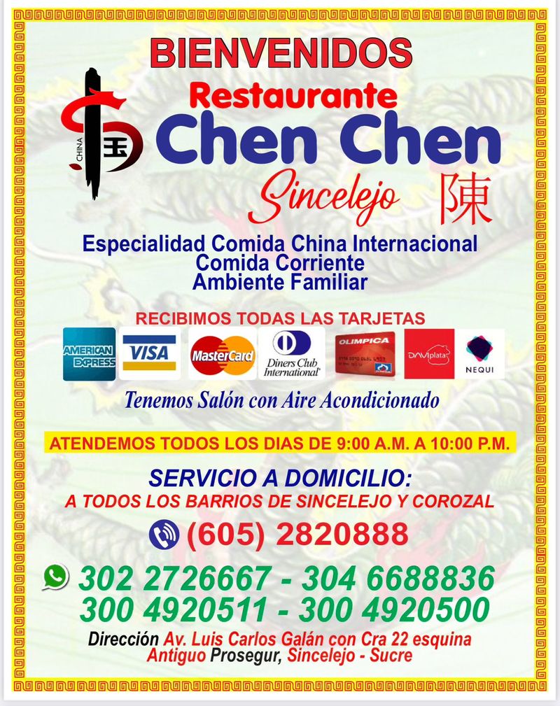 Restaurante chino chen chen