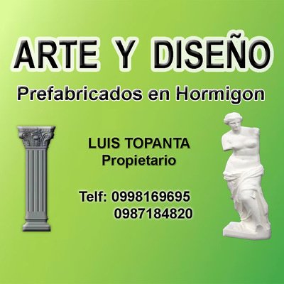 ARTE Y DISEÑO Prefabricados en Hormigon